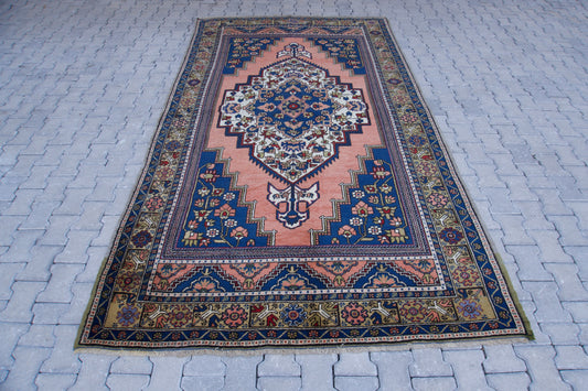 Hand Woven Vintage Rug 6 x 11 ft - sku126