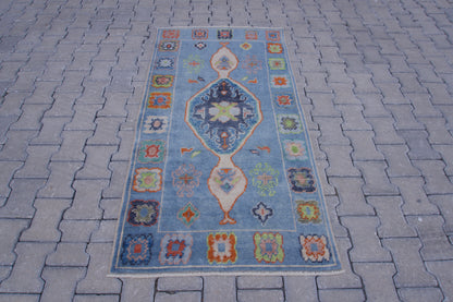 Oushak Hand Knotted Rug 3x6 ft - sku1646