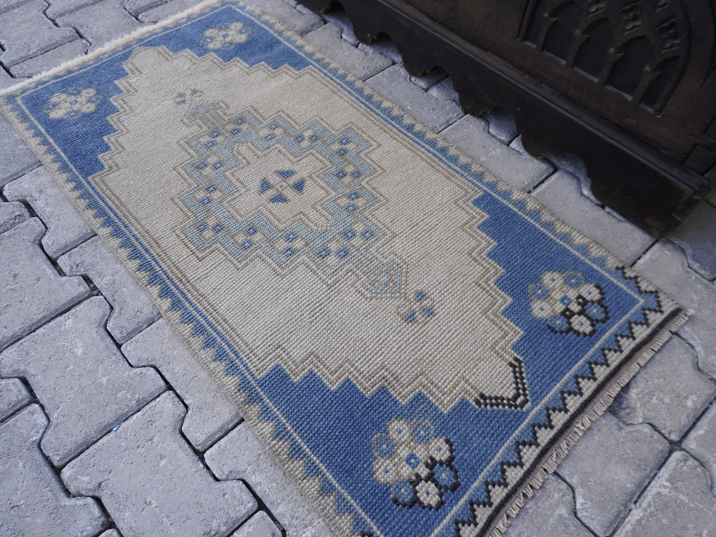 Hand Knotted Doormat 2x3 ft - skuy24