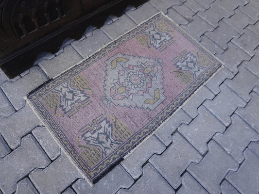 Hand Knotted Doormat 2x3 ft - skuy61