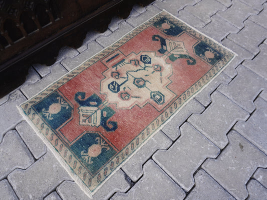 Hand Knotted Doormat 2x3 ft - skuy74