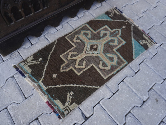 Hand Knotted Doormat 2x3 ft - skuy75