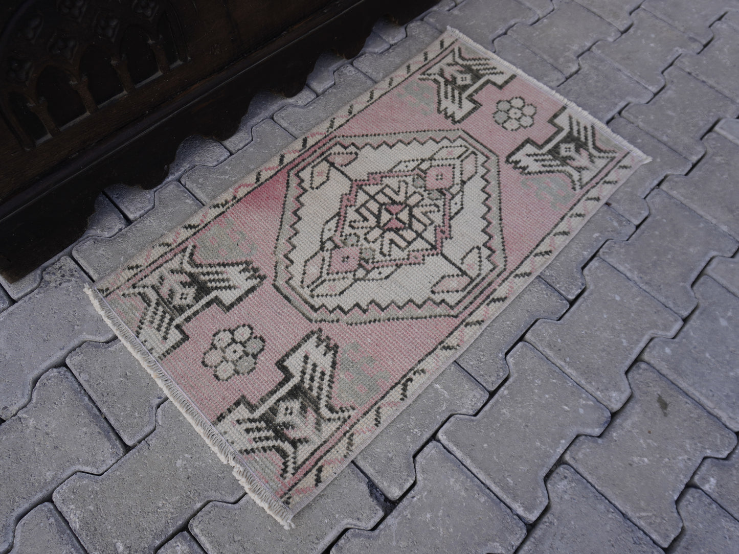 Hand Knotted Doormat 2x3 ft - skuy78