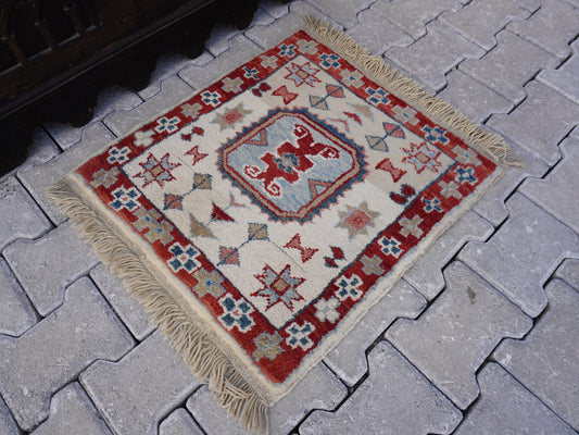 Hand Knotted Doormat 2x3 ft - skuy82