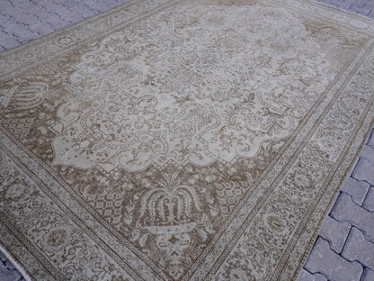 Oversize Wool Neutral Rug 7x11 ft - sku2026