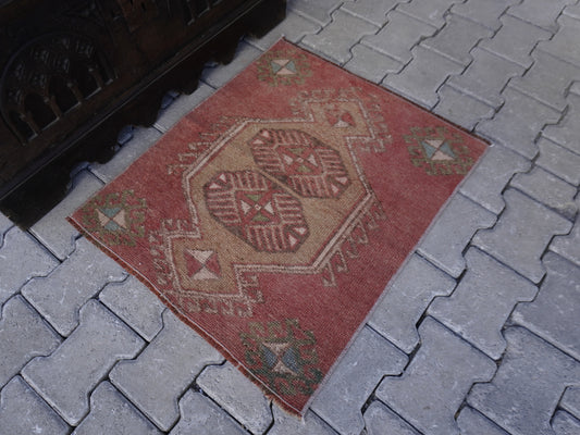 Hand Knotted Doormat 2x3 ft - skuy72