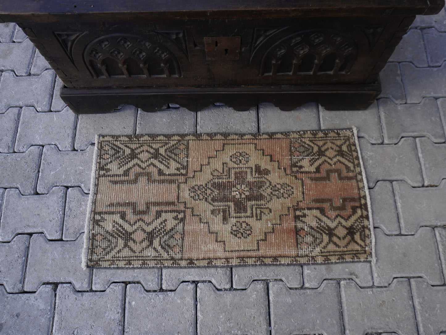 Hand Knotted Doormat 2x3 ft - skuy67