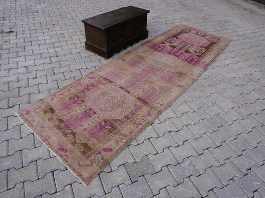 Persian Runner Rug Pink 3x11 Ft - sku1587