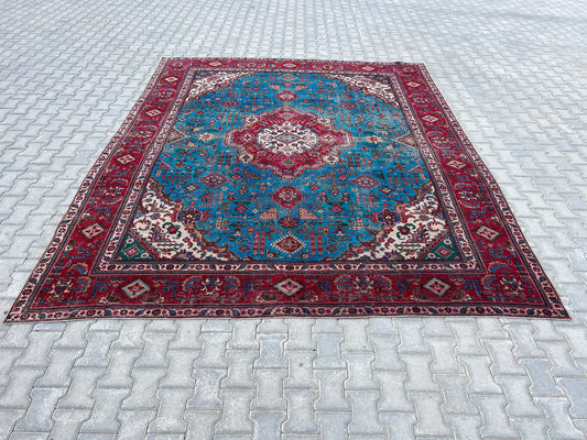 Vintage Wool Rug 10x12 ft - sku1204