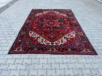 Red Vintage Rug 8x11 ft - sku1600