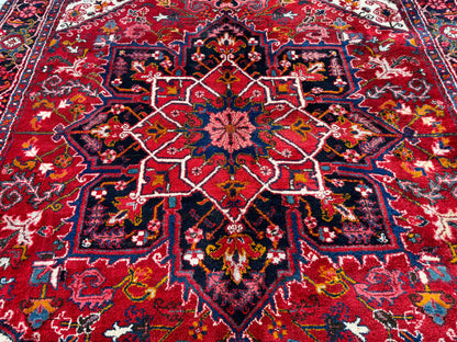 Red Vintage Rug 8x11 ft - sku1600