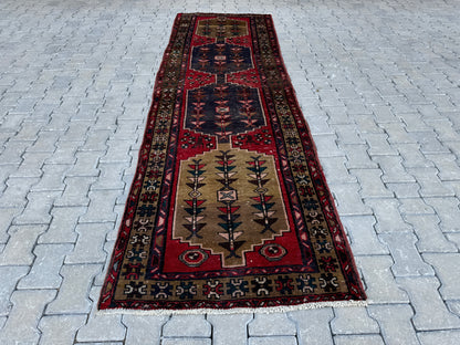 Oriental Runner Rug Wool 3x10 ft - sku1676