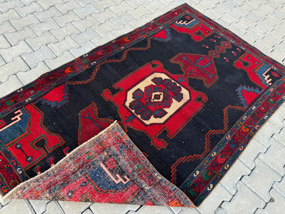 Wool Persian Rug 4x7 ft - sku130