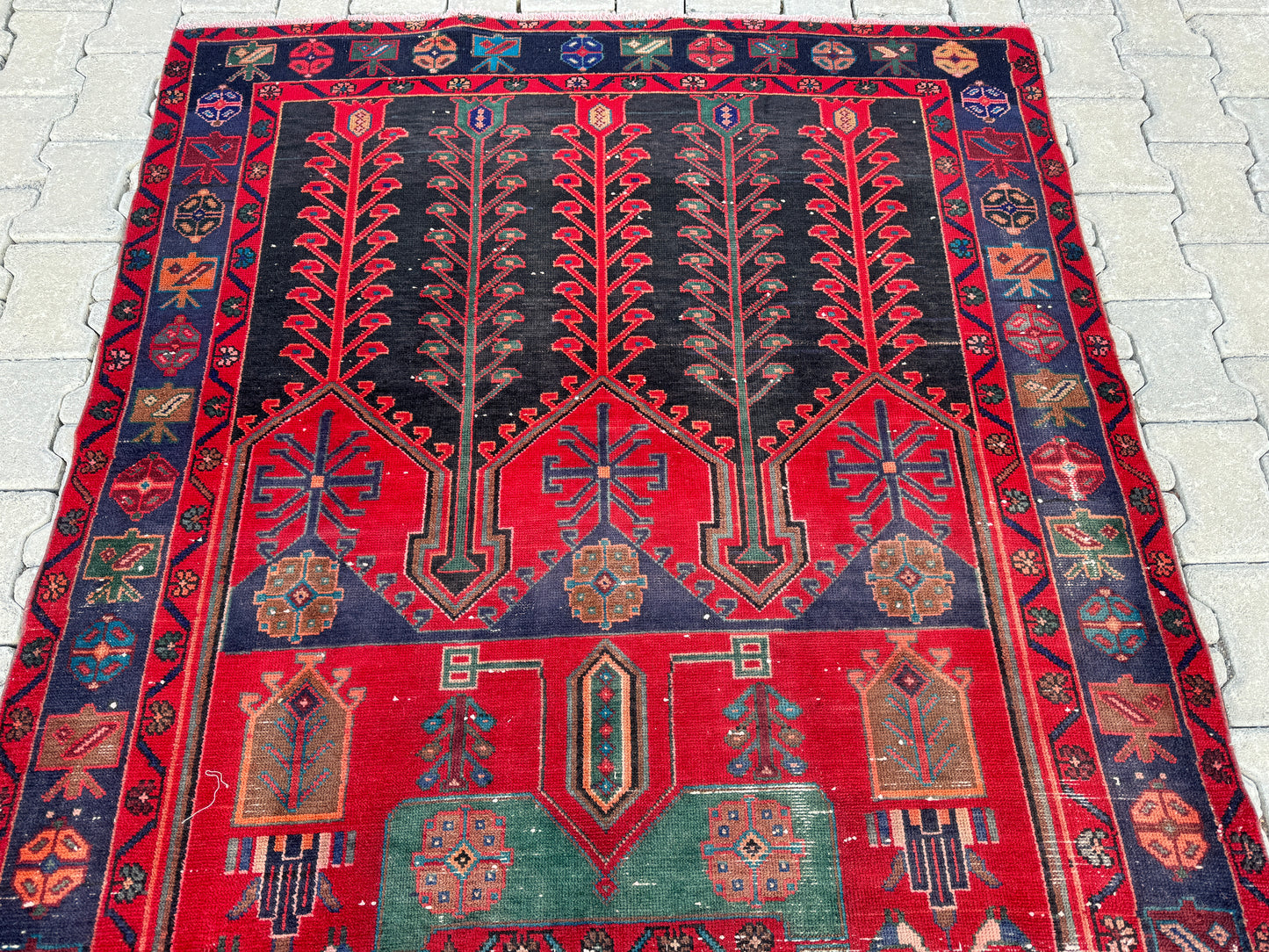 Viintage  Persian Small Rug 5x9 ft - skua138