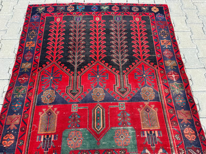 Viintage  Persian Small Rug 5x9 ft - skua138