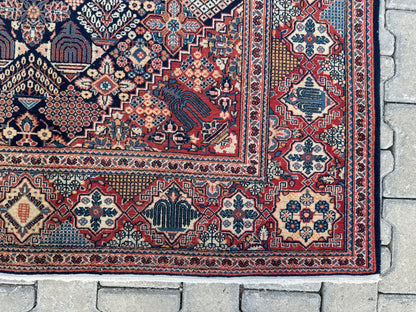 Vintage Persian Small Rug 5x6 ft - sku1056