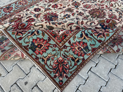 Persian Rug 9x12 ft | Hand-Knotted Seven Mountain Flowers Design | sku1202