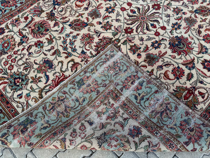 Persian Rug 9x12 ft | Hand-Knotted Seven Mountain Flowers Design | sku1202